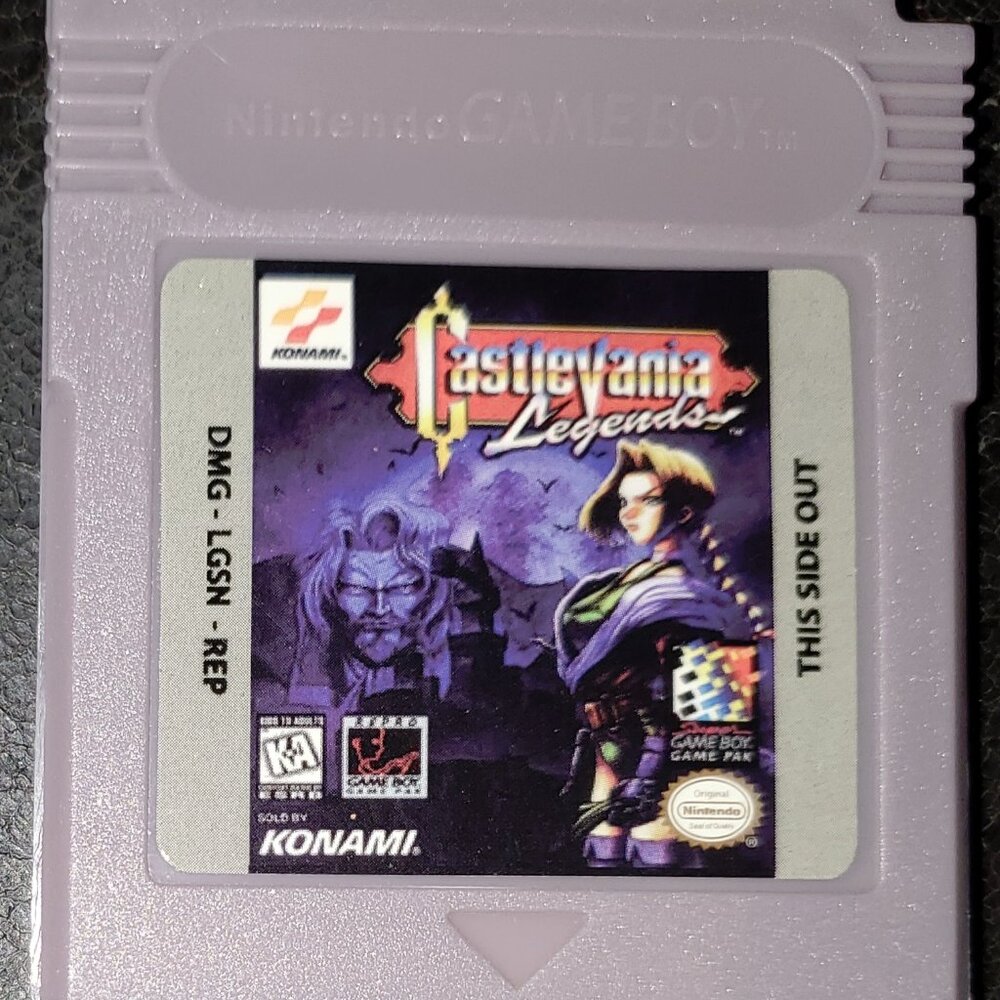 Castlevania Legends GB Video Game Gameboy